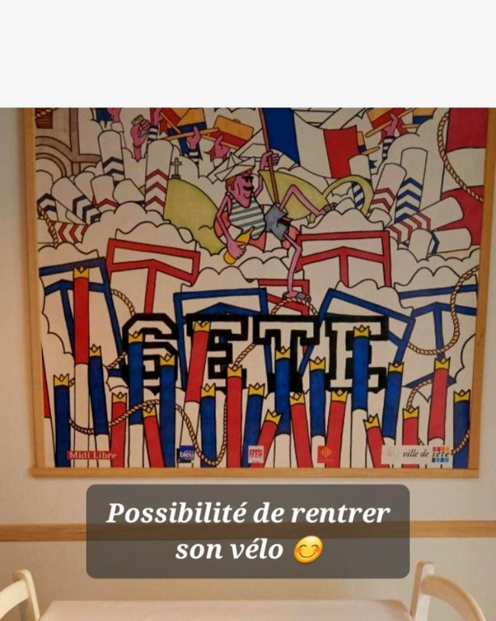 Bel Appartement Centre Ville Sète Esterno foto